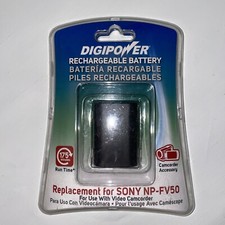 Brand New Sealed DIGIPOWER Rechargeable Battery NP-FV50 Sony Video Camcorder