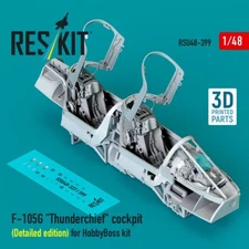 F-105G cockpit (Detailed edition) for HobbyBoss kit 1/48 ResKit RSU48-0399