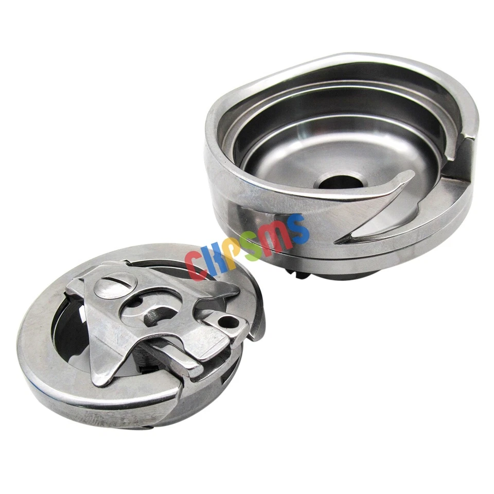 Gancho giratorio y estuche de bobina para Singer 132K6 133K MITSUBISHI DY-253 CONSEW SK-6 Foto 3 de 3