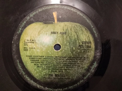 1969 The Beatles Abbey Road 12" Vinyl Record LP UK