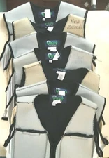 Stacool Cooling Ice Under Vest Outdoors XS Beige Gray USA Made Lot of 7 