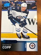 19-20 UD Overtime Hockey Blue Parallel 98 Andrew Copp