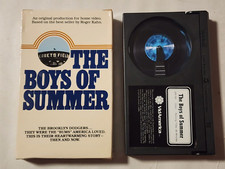THE BOYS OF SUMMER BETA BETAMAX TAPE IN BOX BROOKLYN DODGERS SNIDER HODGES BLACK