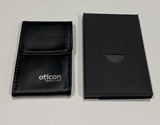 OTICON Hearing Aid Pouch With Cleaning Kit New