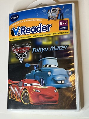 Vtech V Reader Cars Tokyo Mater Brand New Sealed Disney Pixar