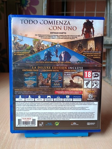 Assassin's Creed Origins version promo. PAL España -Playstation 4-PS4-Sony-raro - Imagen 3 de 5