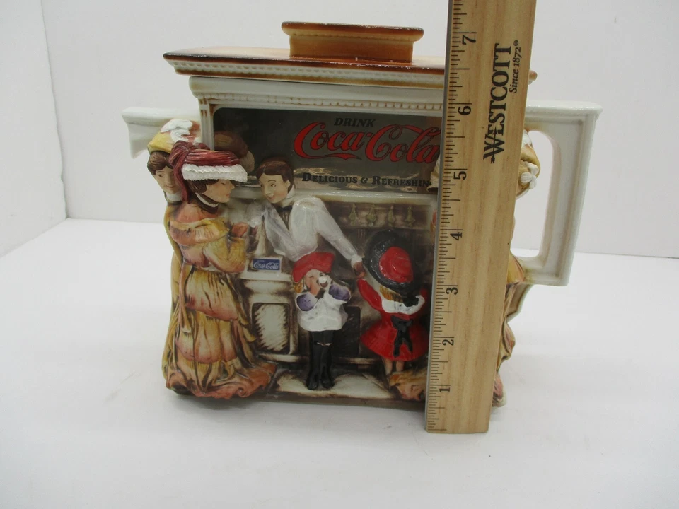 Tetera Coca Cola 1994 “The Soda Fountain” 77 de 8000 coleccionables certificado de autenticidad certificado de autenticidad EIC Foto 2 de 4