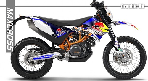 MAXCROSS GRAPHICS KIT FOR LC4 690 ENDURO SMC DECALS STICKERS FULL NH1 - 第 1/5 張圖片