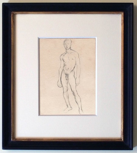 Nude Drawing Nude Sketch Duncan Grant British English Deco 1930s Scottish - Picture 2 of 3