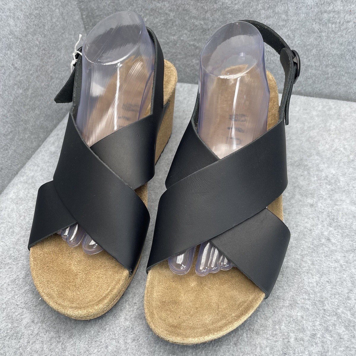 Birkenstock Papillio Samira Women's Size 43 Black Leather Wedge