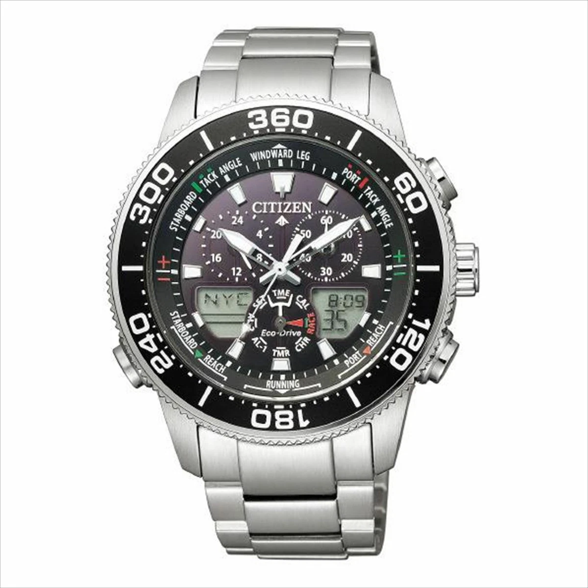 JR4060 88E Citizen Watch Eco Drive Promaster MARINE Series Yacht
