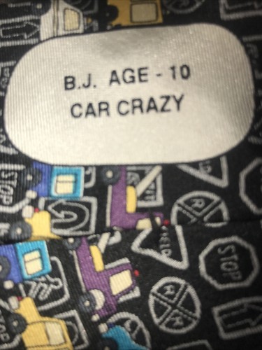 Men’s Novelty 100% Silk Tie “Car Crazy” Cars Trucks Street Signs Made In USA 54” - 第 5/5 張圖片