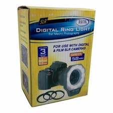 518AF Digital Ring Licht für Makro Fotografie für SLR Kameras 58mm