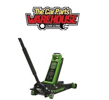 Sealey PREMIER Trolley Jack 3 tonne ROCKET LIFT Green 3040AG (40th Anniversary)