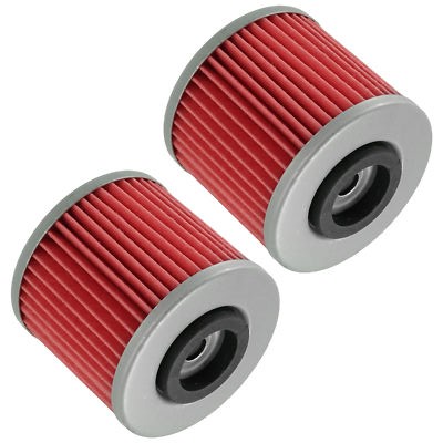 2 Pack Yerbay Motorcycle Oil Filter For Yamaha YFM700R Raptor 700 (2006-2009, 2011-2018) - High Efficiency Replacement