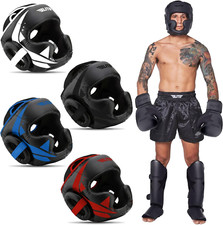 Boxing MMA Sparring Kickboxing Headgear for Men, Muay Thai Boxing Head Guard