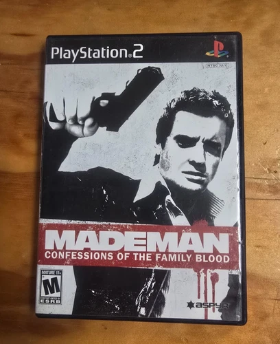 Made Man Confessions Of The Family Blood (PlayStation 2, 2007) NO Scratches