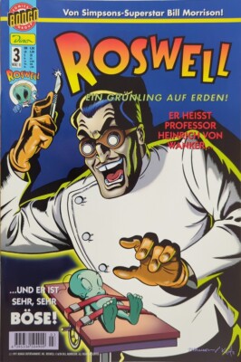ROSWELL Heft 3 ungelesen / TOP - Dino Verlag