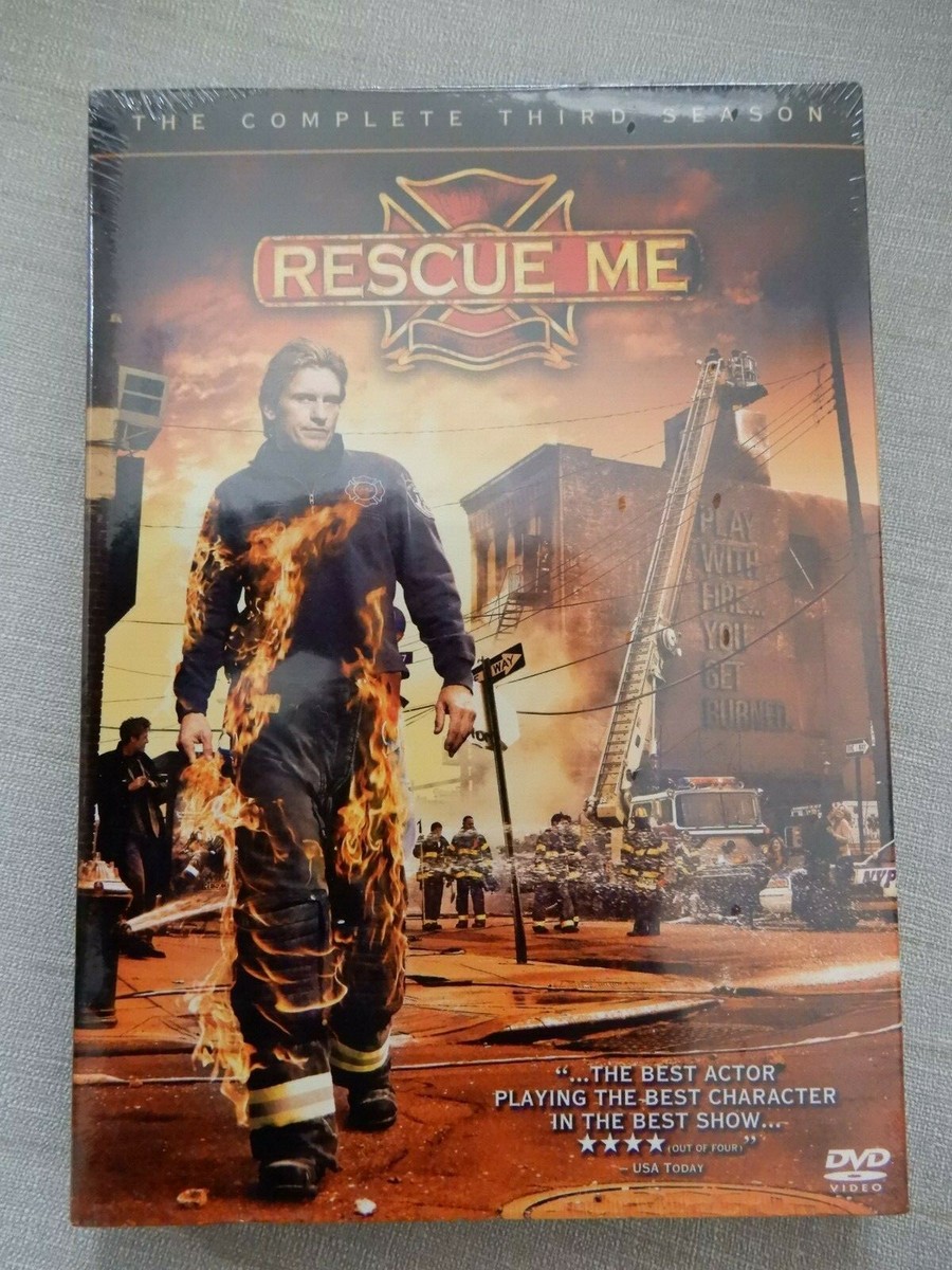 RESCUE ME - THE COMPLETE THIRD SEASON (DVD, 4-Disc Set) - NEW
