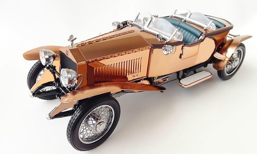 Rolls Royce Race Classic Car Copper Phantom 1 24Custom Built 18Metal Body12Model - Picture 9 of 16