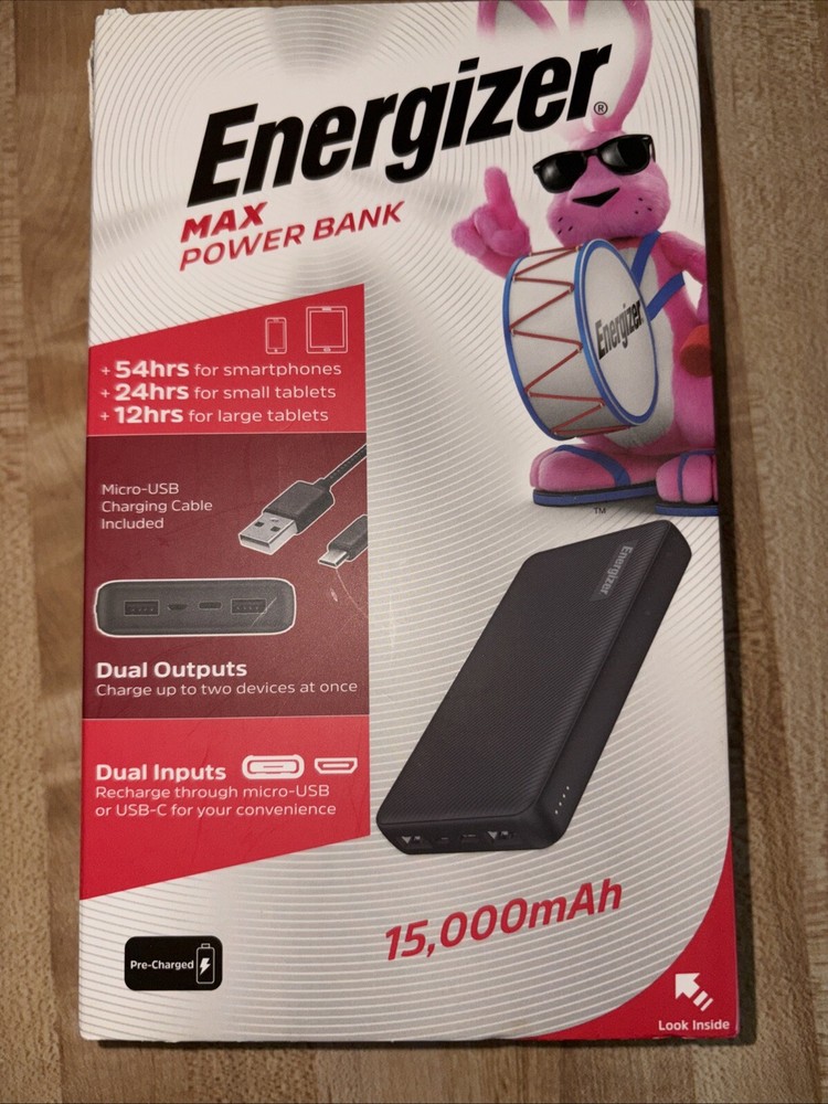 Energizer Max Power Bank 15000mAh Energizer Max Power Bank 15000mAh