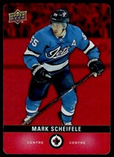 Mark Scheifele 2019-20 Upper Deck Tim Hortons Red Die Cut Hockey #DC-21 Winnipeg