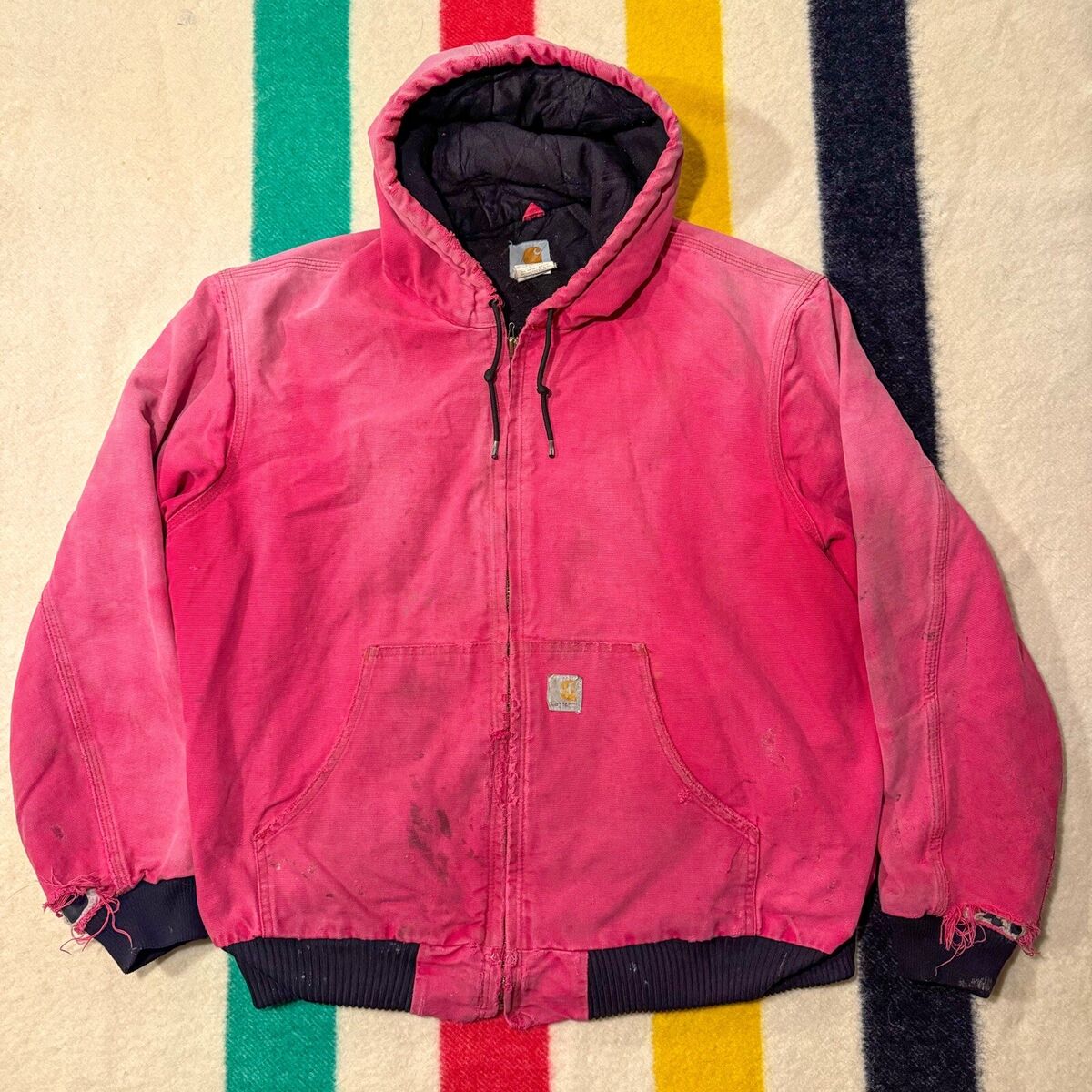 Vintage Carhartt J140 Active Jacket Mens XL Red Hooded Vintage Carhartt J140 Active Jacket Mens XL Red Hooded