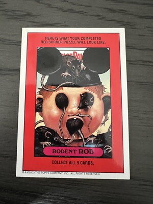 GARBAGE PAIL KIDS 2003 Series 1 #39a COLIN 911 Error SHORT GREEN