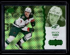 2023-24 Upper Deck Ice Green Parallel Brock Faber Rookie #144