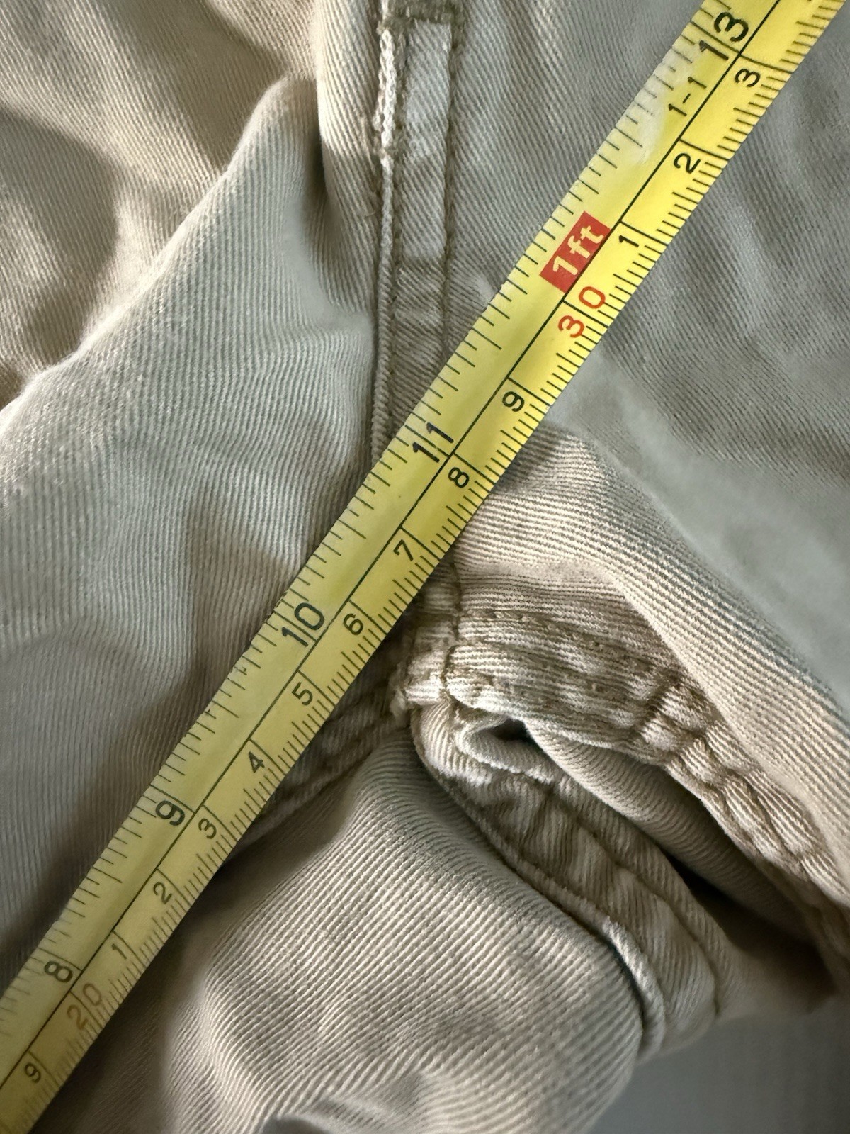 Vintage Polo Ralph Lauren Y2K Cargo Shorts Men 42 Utility Baggy 90's  Tan Chino thumbnail 9