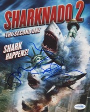 Ian Ziering & Tara Reid Signed 8x10 Photo Sharknado 2 ACOA #2