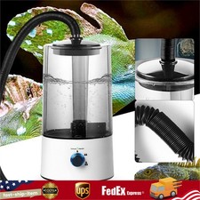Reptile Fogger Terrariums Humidifier Fog Machine with 4L Tank  Adjustable Hose