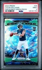 2024 Prizm Caleb Williams RC Fireworks Green PSA 9 Chicago Bears