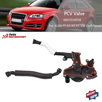 Oil Separator PCV Valve Assembly Fit For Audi A3 A4 A5 VW Passat Tiguan 2008-13