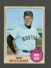 1968 Topps #87 Dick Williams Boston Red Sox EX