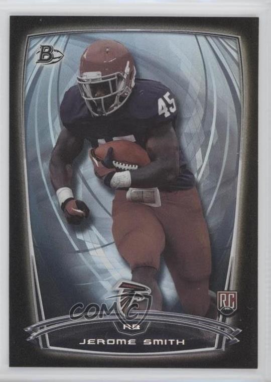 2014 Bowman Rookies Black Foil Jerome Smith #10 RC 0c6