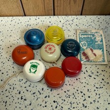 Vintage Yo-Yo Mixed Lot Advertising Imperial Duncan Bullfrog Mister Donut