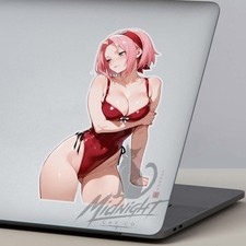 Hurano Sakura Waifu 6" Sticker Anime Manga Cute Laptop Skateboard Car