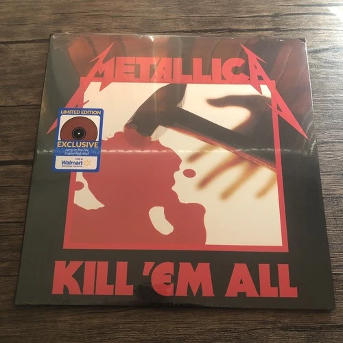 Metallica Kill Em All Walmart Exclusive Red Vinyl Blackened Sealed w/ Hype