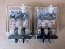 POTTER BRUMFIELD 120 VAC COIL RELAY KUP-14A25-120 3A 1/2HP 600V LOT OF 2