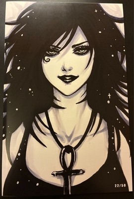 Anna Zhuo Sketchbook 22 Out Of 50 Cardstock from Fractured Realms Blind Bag
