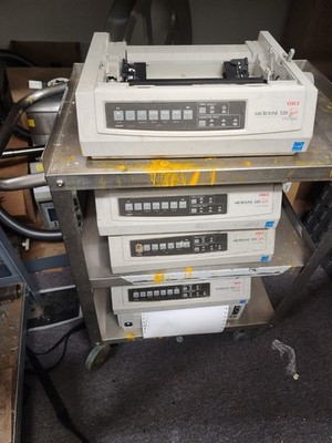 OKI MICROLINE 320 Turbo Dot Matrix Printer. Lot of 5  or Single