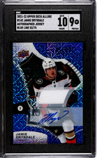 Jamie Drysdale #142 2021-22 Upper Deck Allure - Auto-Mem Blue Line #/75 SGC 10/9