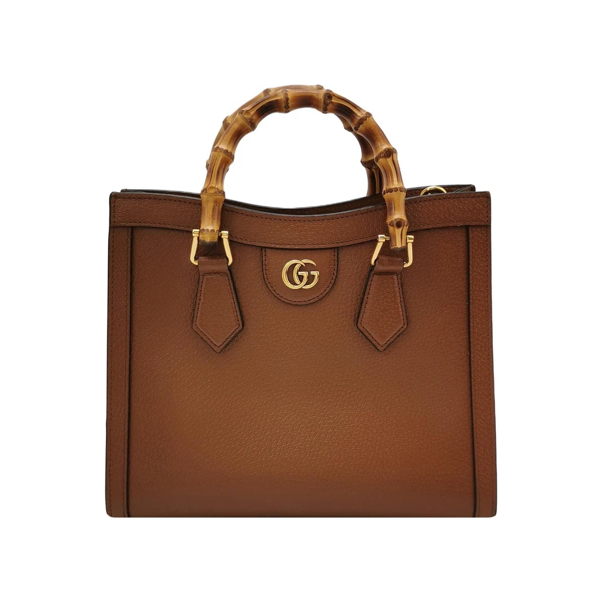 Gucci Bamboo Leather Exterior Tote Bags & Handbags for Women for