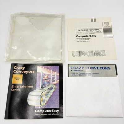Comodore 64/128 - Crazy Conveyers Complete In Box CIB