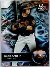 2023 Bowman Platinum - Silas Ardoin Ice Foil - Baltimore Orioles - #TOP-88