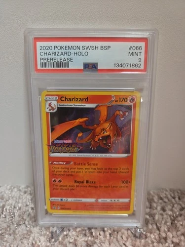 PSA 9 Charizard - Holo - (Prerelease)  SWSH066 Promo