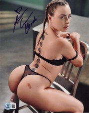 Hot Sexy Anna Claire Clouds Signed 8x10 Photo Adult Star Auto Beckett Hologram