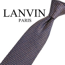 LANVIN Luxury Necktie Tie Ties Mens Unisex ALL SILK 100 Multicolor Gorgeous L367