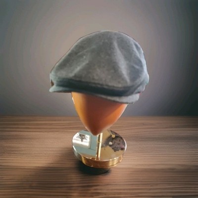 Men's S/M Apt 9 Dark Fabric Gradient Newsboy Cap Hat